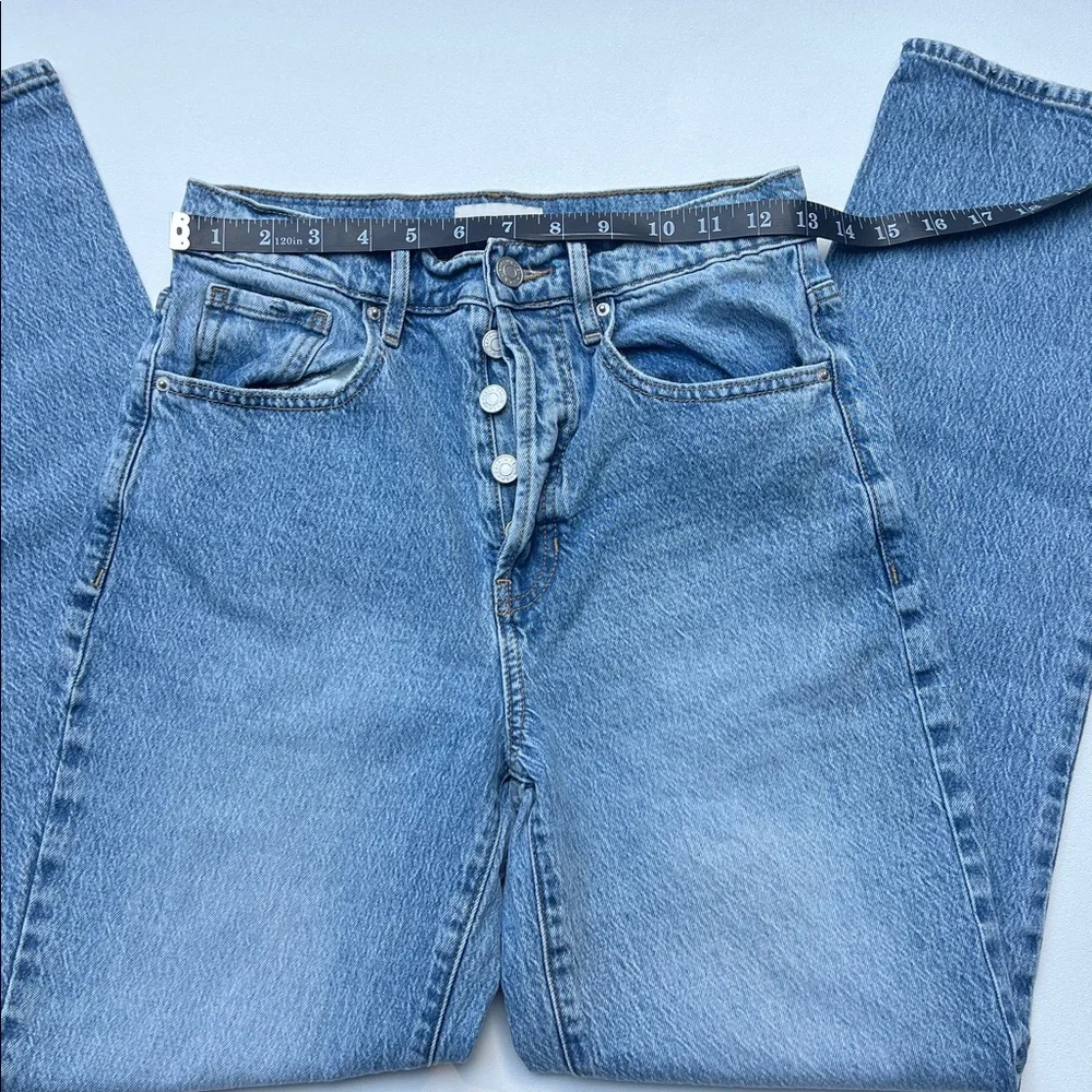 PacSun Stretch Dad Jeans casual straight leg school work everyday‎ essential 26 - Picture 7 of 13